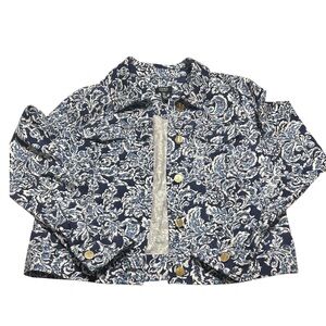 Denim Paisley Jacket